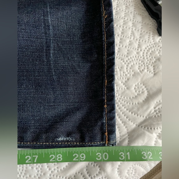 Lucky Brand LIL Maggie Low Rise flare leg Distressed Jeans. $20 OBO Size 16/33 - Picture 2 of 11